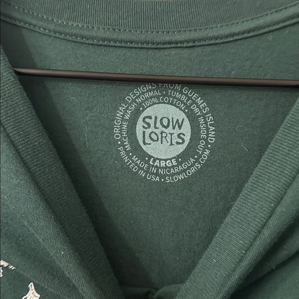 Slow Loris Chairlift SS Men’s Tee in FOREST - Picture 4 of 5